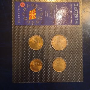 Lot pièces de monnaie Macédoine