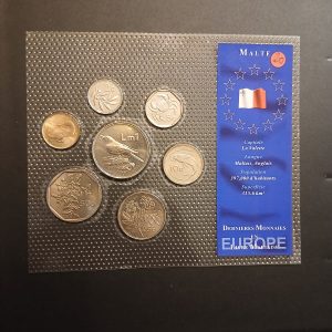 Lot pièces de monnaie Malte