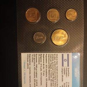 Lot pièces de monnaie Israël