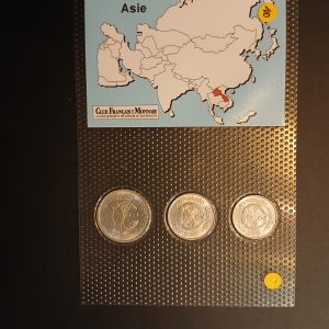 Lot pièces de monnaie Laos