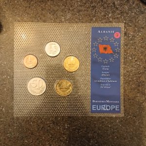 Lot pièces de monnaie Albanie