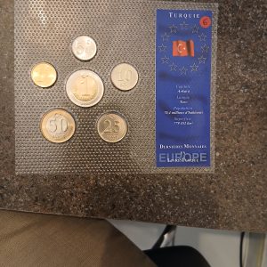 Lot pièces de monnaie Turquie