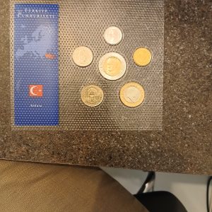 Lot pièces de monnaie Turquie