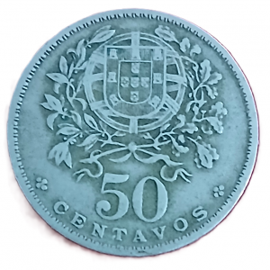 Pièce de 50 centavos Portugal 1928