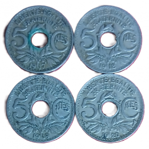 Série 5 centimes Lindauer grand module