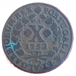 Pièce de 10 Reis Portugal 1752